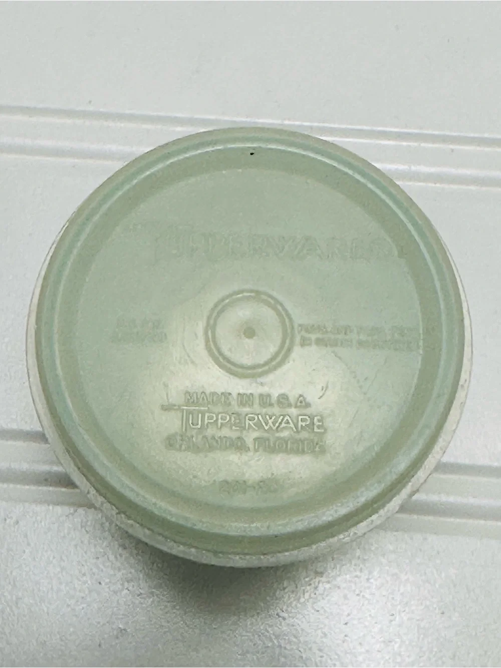 Vintage Tupperware Mini Containers (Set of 4) Pastel Colors Clear Plastic Lids